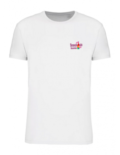 T-Shirt Beaujolais Nouveau - Cadeau Pour Amateur De Vin, Design Textuel Avec Grappe De Raisin