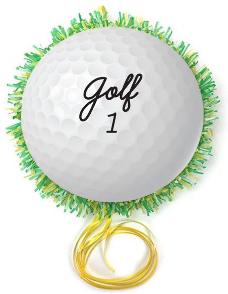Pinata balle de golf à tirer de 30 cm de diamètre