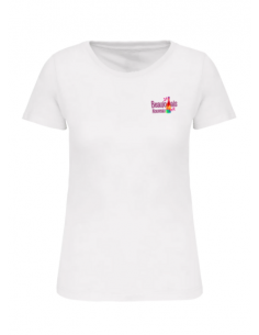 T-shirt blanc Beaujolais nouveau femme : textile beaujolais nouveau