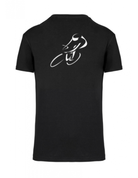 T-shirt noir course cycliste homme : textile course cycliste et Tour de France