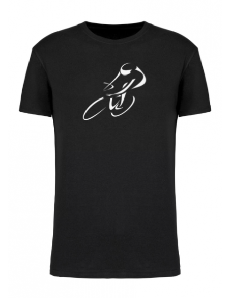 T-shirt noir course cycliste homme : textile course cycliste et Tour de France