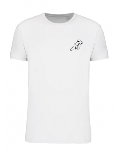 T-shirt blanc course cycliste homme : textile course cycliste et Tour de France