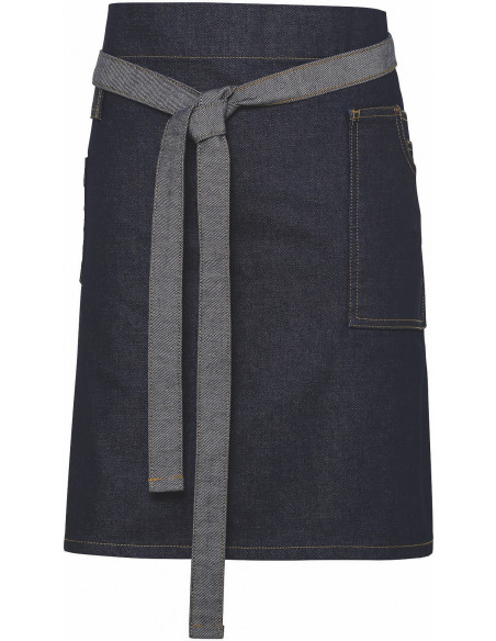 tablier indigo denim