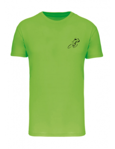 T-shirt vert course cycliste homme : textile course cycliste et Tour de France