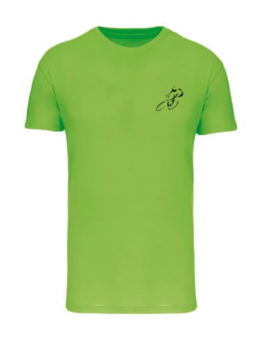 T-shirt vert course cycliste homme : textile course cycliste et Tour de France