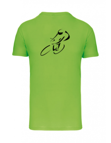 T-shirt vert course cycliste homme : textile course cycliste et Tour de France