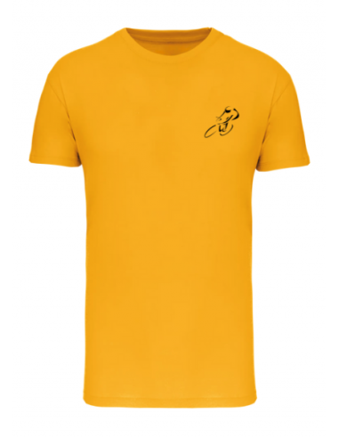 T-shirt jaune course cycliste homme : textile course cycliste et Tour de France