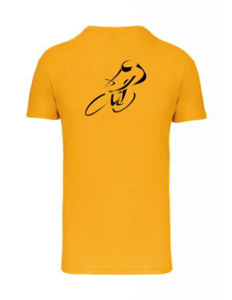 T-shirt jaune course cycliste homme : textile course cycliste et Tour de France