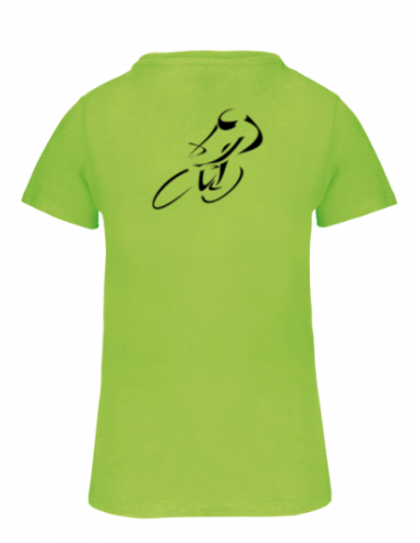 T-shirt vert course cycliste femme : textile course cycliste et Tour de France