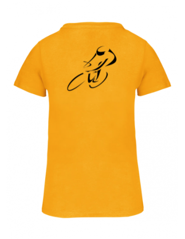 T-shirt jaune course cycliste femme : textile course cycliste et Tour de France T-shirt jaune course cycliste femme : textile course cycliste et Tour de France