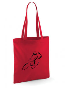 Sac tote bag rouge imprimé course cycliste : textile et accessoires Tour de France