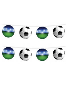 Décoration guirlande fanions sur le thème du football 2