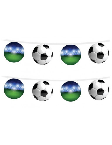 Décoration guirlande fanions sur le thème du football
