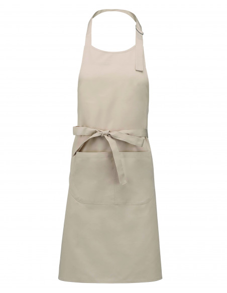 Tablier personnalisable en polycoton avec poche : textile professionnel