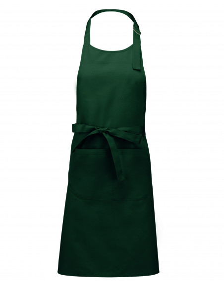 Tablier personnalisable en polycoton avec poche : textile professionnel