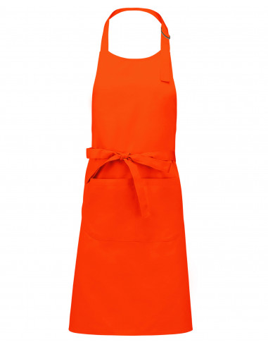 Tablier personnalisable en polycoton avec poche : textile professionnel Tablier personnalisable en polycoton avec poche : textile professionnel