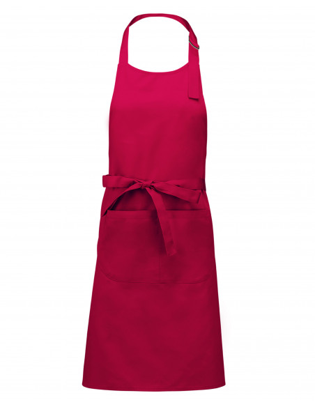 Tablier personnalisable en polycoton avec poche : textile professionnel