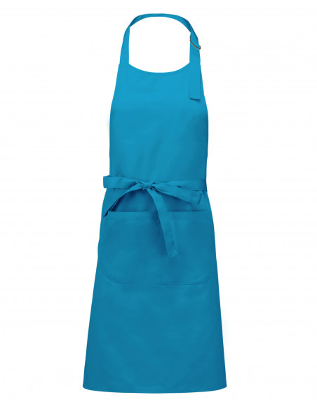 Tablier personnalisable en polycoton avec poche : textile professionnel