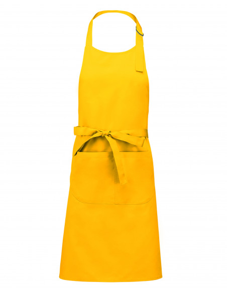 Tablier personnalisable en polycoton avec poche : textile professionnel