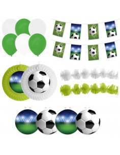 Kit de 15 décorations de football pour votre fête