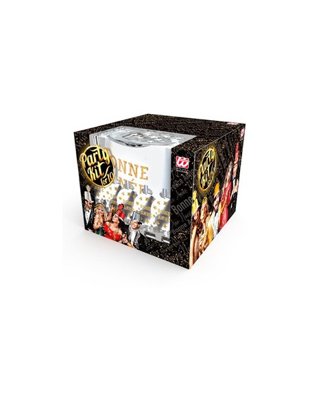 Kit argent bonne année 10 personnes : nouvel an