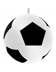 Ballon latex blanc géant en forme de ballon de football de 86 cm