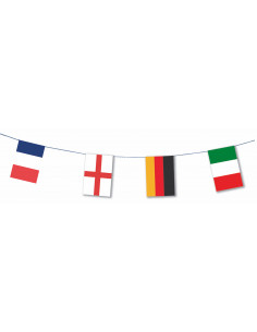 Guirlande drapeaux pays coupe d'Europe de football 2024