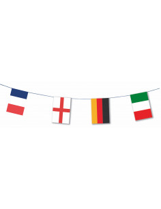 Guirlande pays coupe d'Europe de football 2024 : Fabrication Française