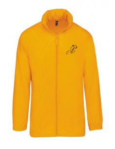 Coupe-vent jaune course cycliste homme : textile course cycliste et Tour de France