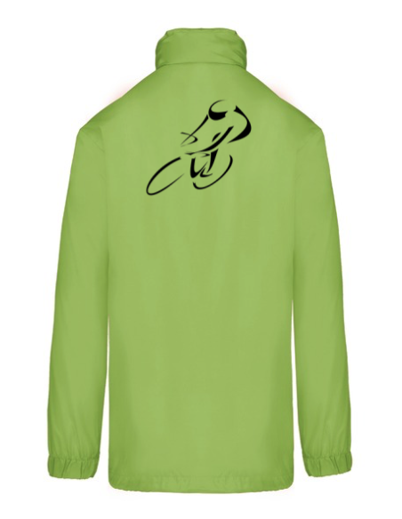 Coupe-vent vert course cycliste homme : textile course cycliste et Tour de France