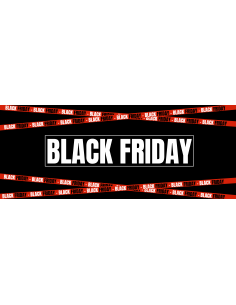 Banderole Black Friday : Fabrication Française