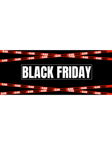 Banderole Black Friday : Fabrication Française