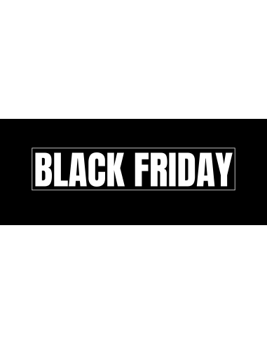 Banderole noire Black Friday : Fabrication Française