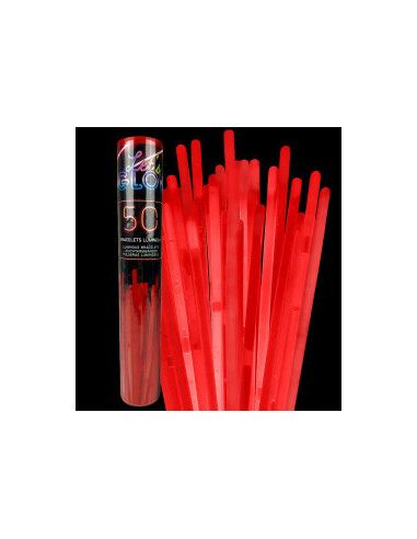 Lot de 50 bracelets unicolor lumineux Lot de 50 bracelets unicolor lumineux