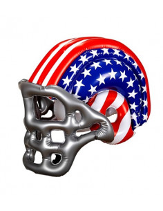 Casque football américain gonflable : soirée à thème USA