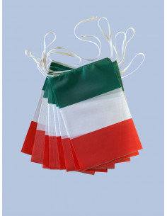 Guirlande drapeau Italie en tissu : fabrication française