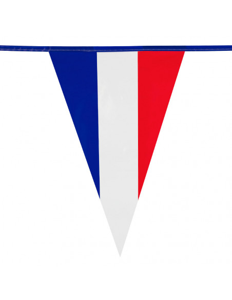 Guirlande fanions France 1er prix de 10 m pour le 14 Juillet