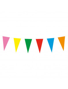 guirlande fanions multicolore en papier 2