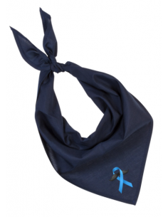 Bandana bleu marine Novembre bleu : Novembre bleu