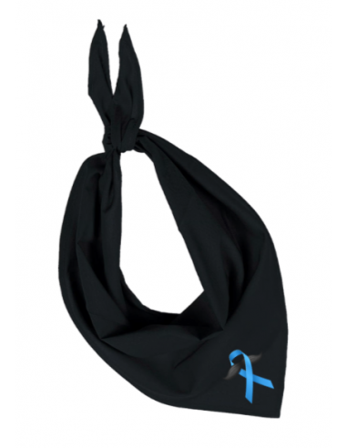 Bandana noir Novembre bleu : Novembre bleu