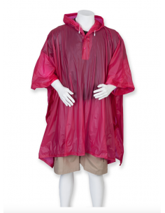 Poncho imperméable fuchsia : vêtements imperméables