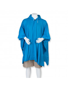 Poncho imperméable bleu : vêtements imperméables