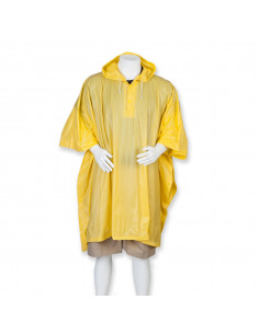 Poncho imperméable jaune : vêtements imperméables