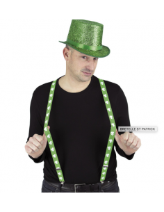 Bretelles Saint Patrick : accessoire déguisement Saint Patrick