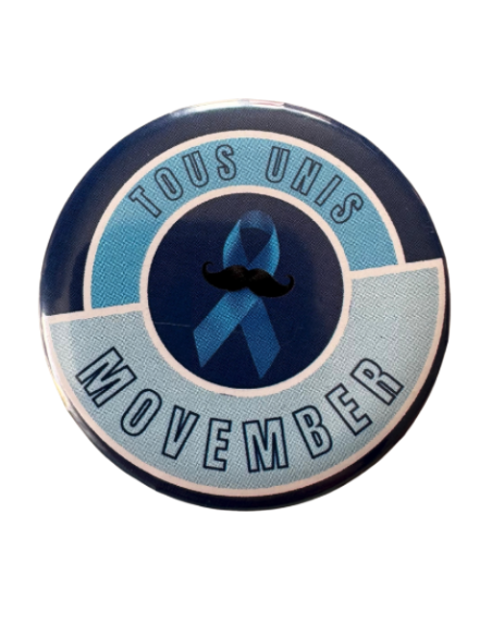 Pin's Novembre Bleu : accessoire novembre bleu