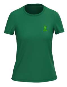 T-shirt vert femme lutte contre le harcèlement scolaire : textile évènement