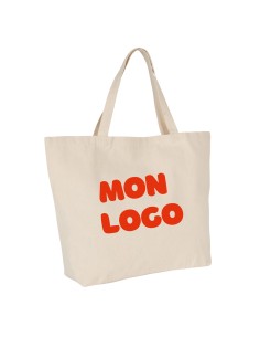 Sac shopping extra large en coton personnalisable