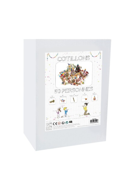 Boite cotillons 50 personnes pas cher pour faire la fête