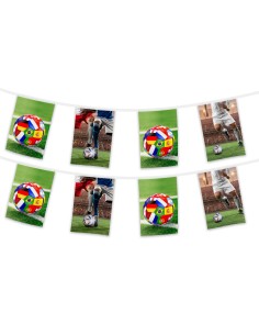 guirlande football en papier