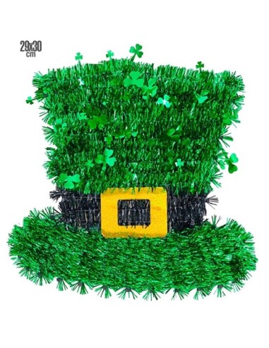 Décoration chapeau saint Patrick brillant